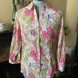 JM Collection Button Up Blouse